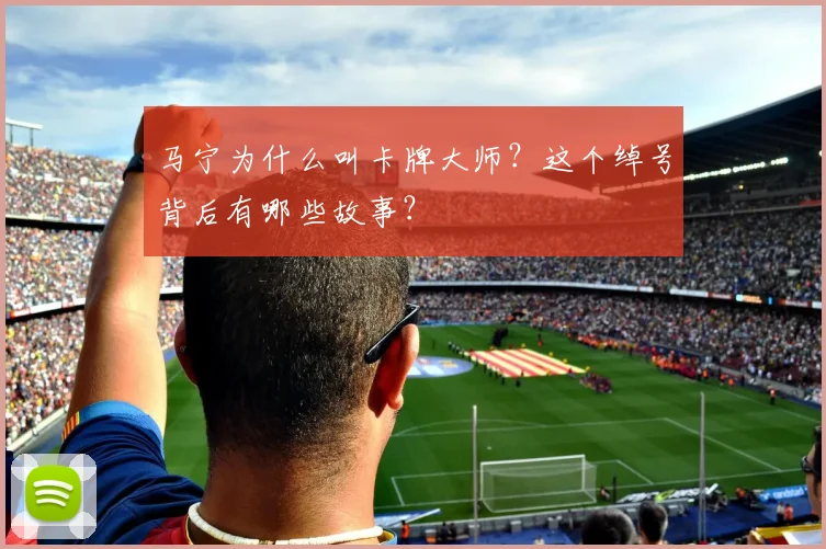 马宁为什么叫卡牌大师?这个绰号背后有哪些故事?